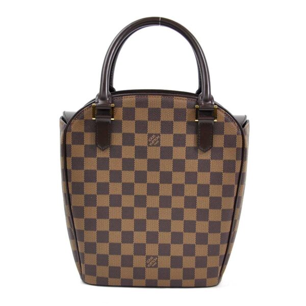 98110e Louis Vuitton Saglia Sault Handbag Damier Canvas Brown