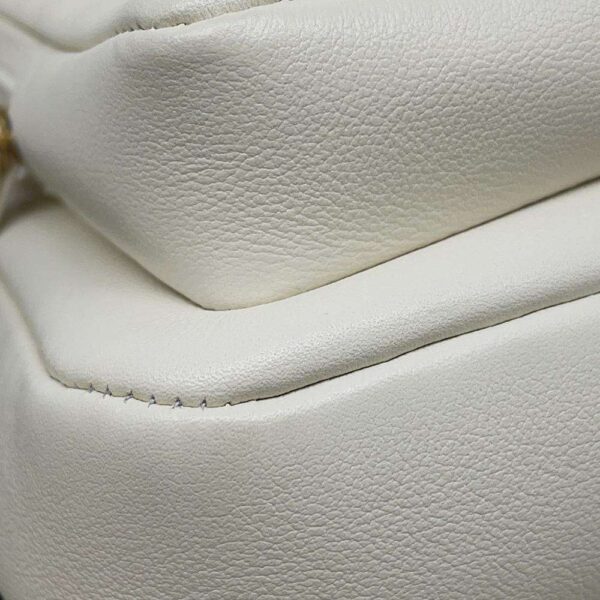 9811607 06 Chanel Matelasse Coco Mark Small Camera Bag White