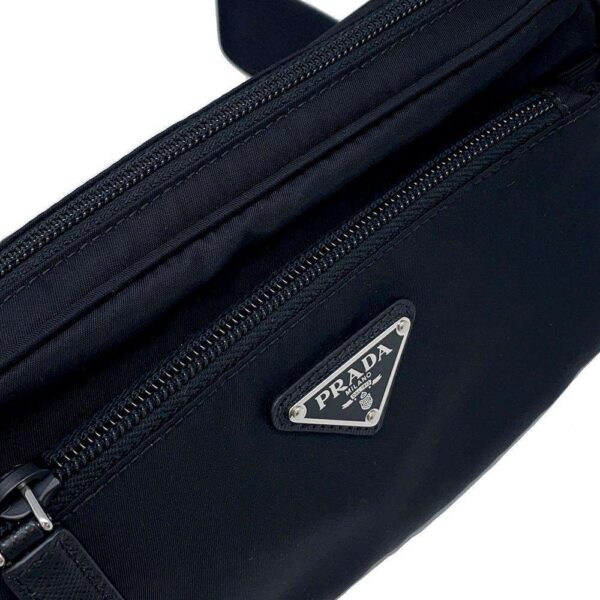 9813410 06 Prada Waist Pouch Nylon Body Bag