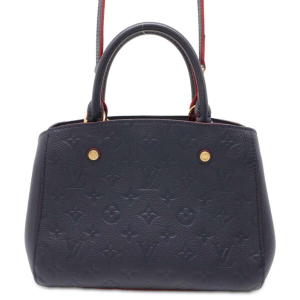 9813847 01 Louis Vuitton Montaigne BB Monogram Empreinte Handbag