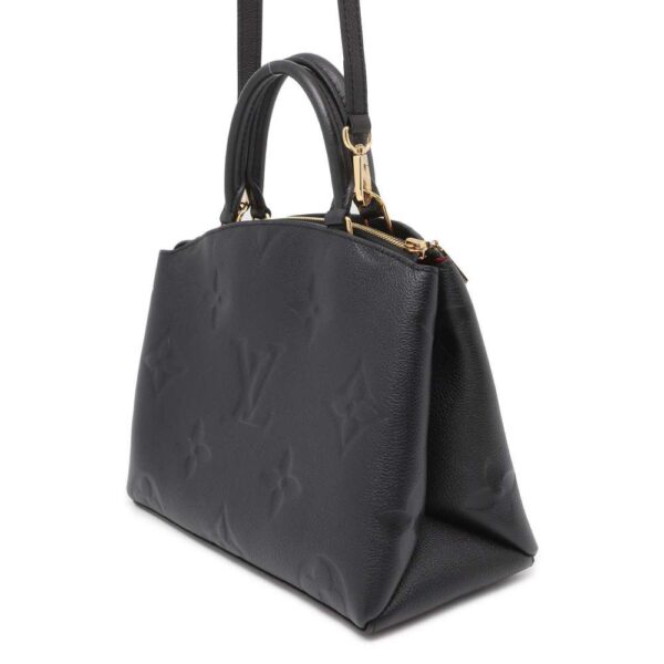 9814035 02 Louis Vuitton Monogram Empreinte Petit Palais PM 2way Shoulder Bag Black