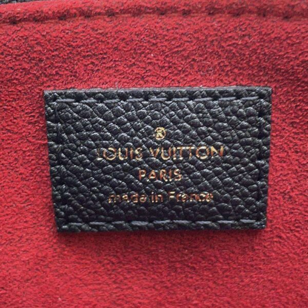 9814035 11 Louis Vuitton Monogram Empreinte Petit Palais PM 2way Shoulder Bag Black