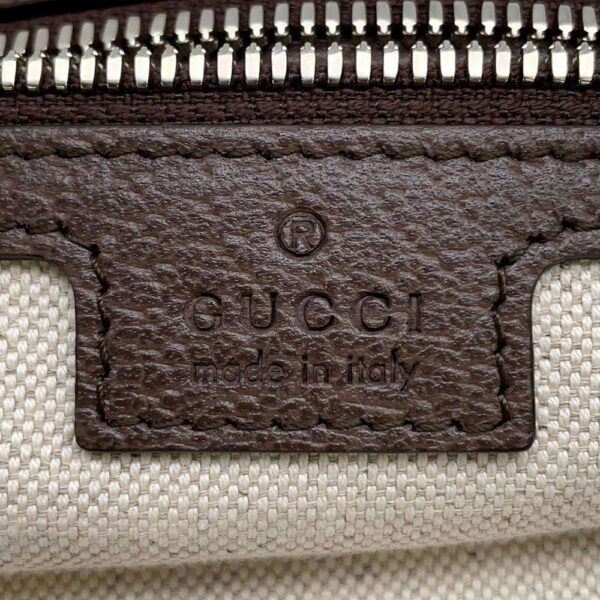 9814561 10 Gucci Web Canvas Tote Bag with Embossed Detail Black