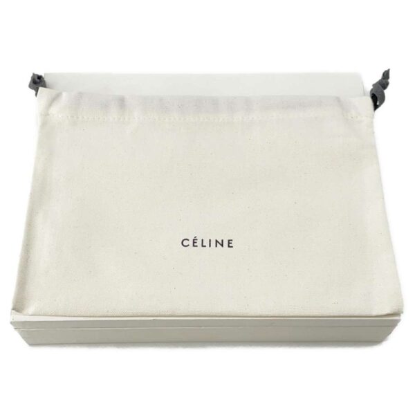 9816626 09 Celine C Charm Leather Clutch Bag