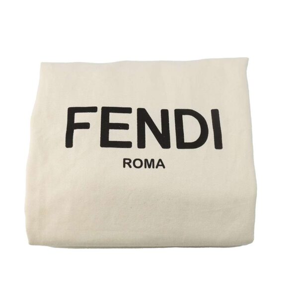 9816695 12 Fendi Pearl Leather Backpack Black