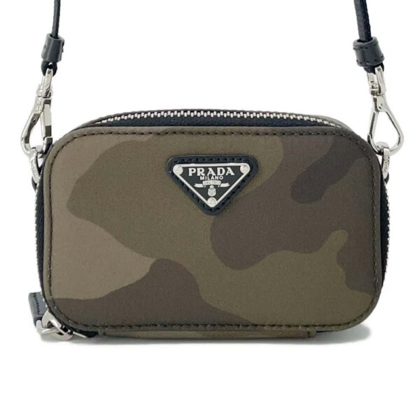 9817319 01 Prada Camouflage Nylon Shoulder Bag