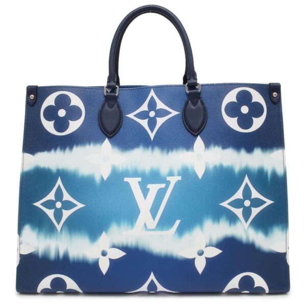 9817487 01 Louis Vuitton Monogram LV Escal On The Go GM Shoulder Bag Blue