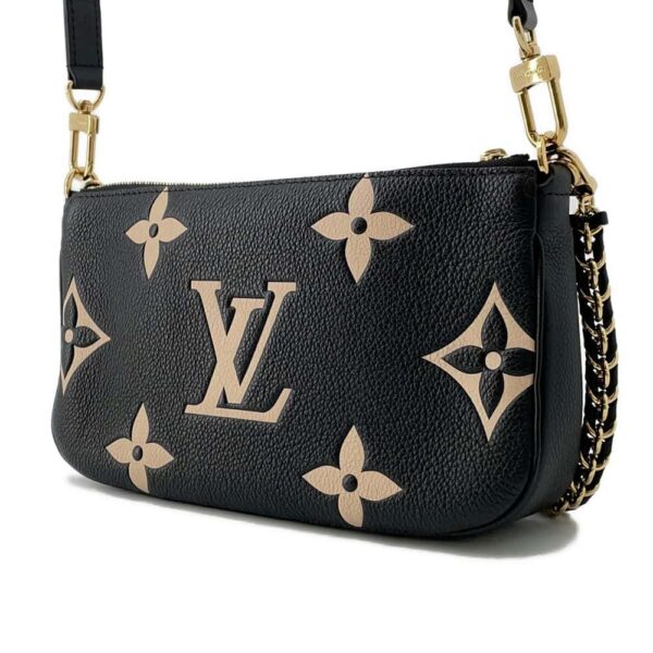 9817623 02 Louis Vuitton Multi Pochette Accessoire Empreinte Bag Black