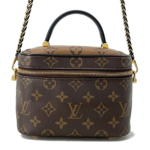 9817708 01 Louis Vuitton Vanity NV PM Monogram Reverse Handbag Black