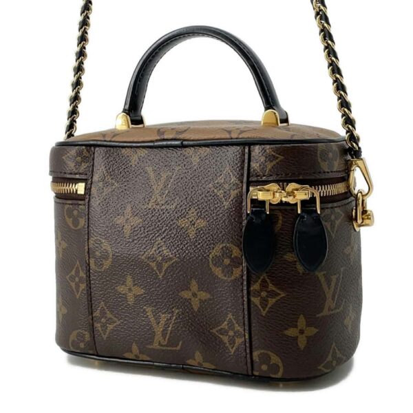 9817708 02 Louis Vuitton Vanity NV PM Monogram Reverse Handbag Black