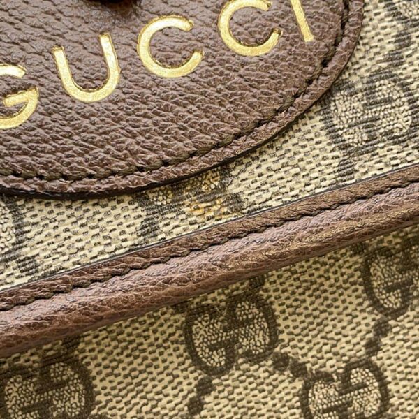 9817937 07 Gucci GG Supreme Neo Sherry Line Belt Bag Black