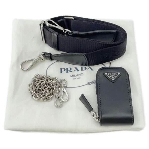 9819184 12 Prada Triangle Nylon Shoulder Bag