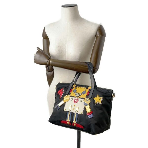 9819221 04 Prada Robot Nylon Shoulder Bag 2way