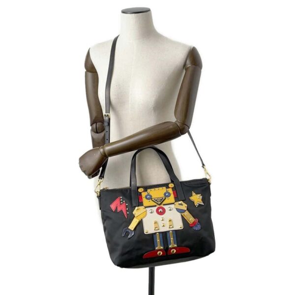 9819221 05 Prada Robot Nylon Shoulder Bag 2way