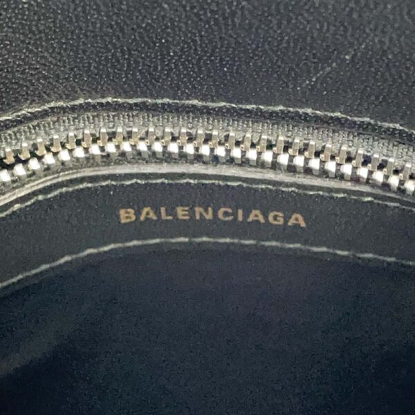 9819726 14 Balenciaga Bill Top Handle XXS 2way Shoulder Bag Black