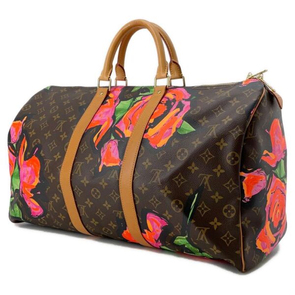 9819887 02 Louis Vuitton Monogram Rose Keepall 50 Travel Bag