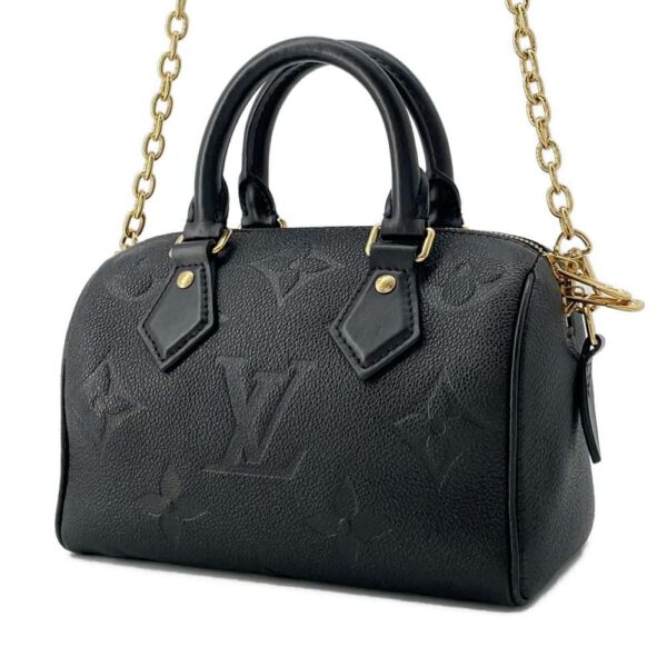 9819962 02 Louis Vuitton Empreinte Speedy Bandouliere 20 Shoulder Bag Black