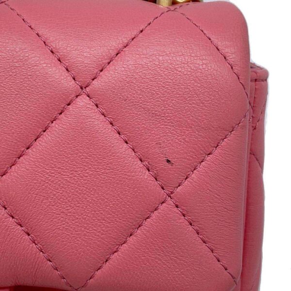 9820128 14 Chanel Matelasse Coco Mark Lambskin Bag