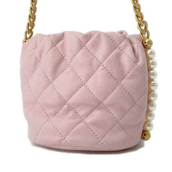 9820135 02 Chanel Pearl Matelasse Coco Mark Mini Chain Shoulder Bag