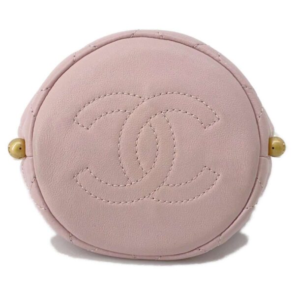 9820135 03 Chanel Pearl Matelasse Coco Mark Mini Chain Shoulder Bag