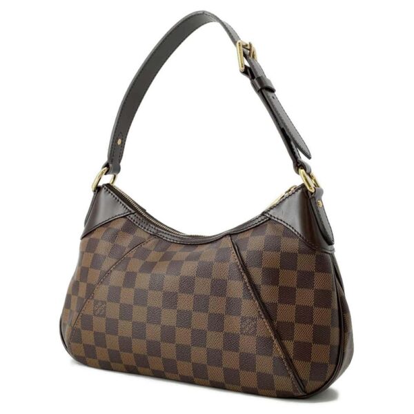 9820289 02 Louis Vuitton Damier Ebene Thames PM Hobo Shoulder Bag