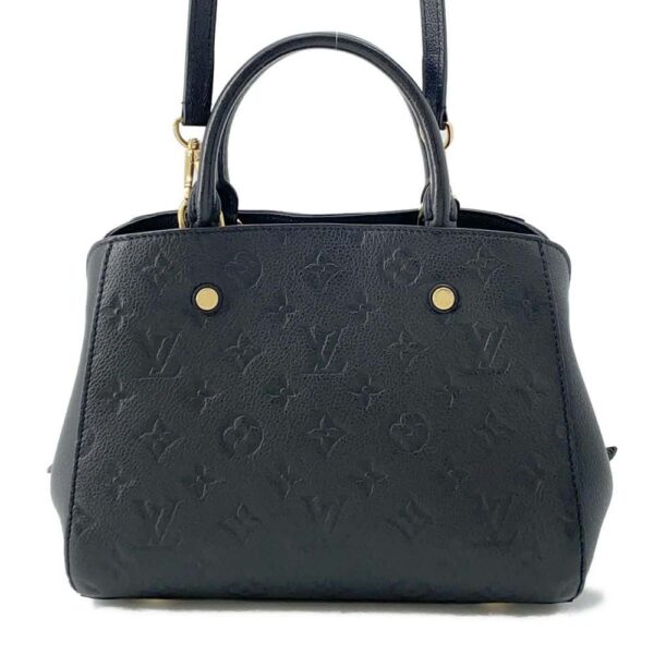 9820319 01 Louis Vuitton Empreinte Montaigne BB 2way Shoulder Bag Black