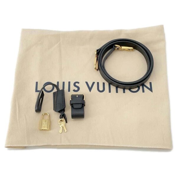 9820319 14 Louis Vuitton Empreinte Montaigne BB 2way Shoulder Bag Black