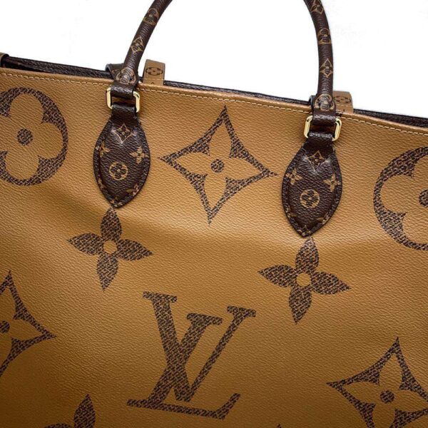 9820418 11 Louis Vuitton On the Go GM Monogram Reverse Giant Tote Bag 2way