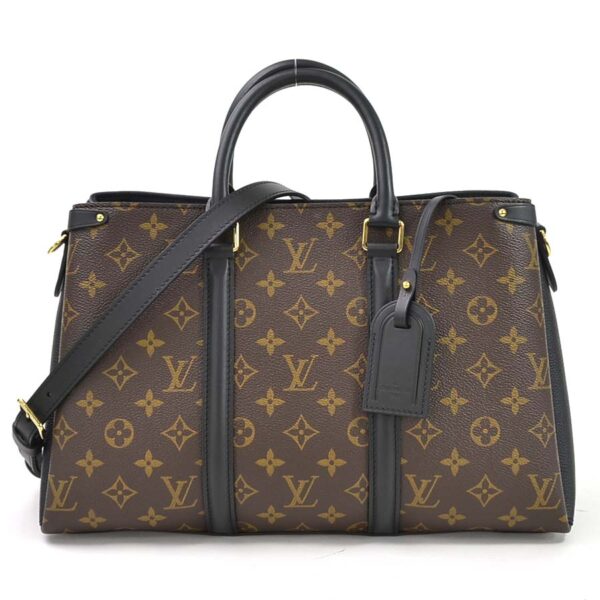 98281d Louis Vuitton Soufflot NV MM Shoulder Bag Monogram Canvas Brown Black