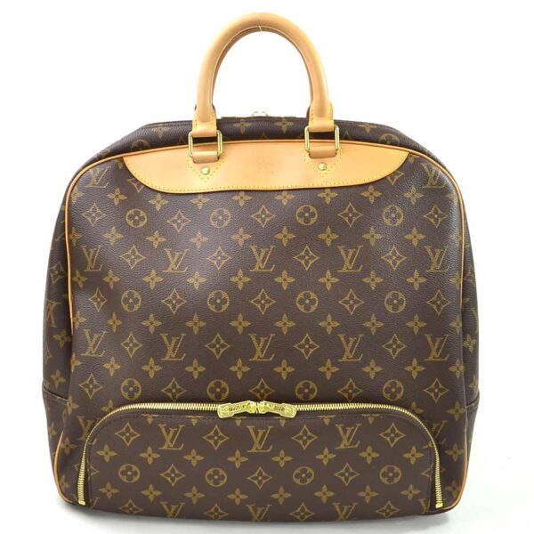 98284c Louis Vuitton Evasion Handbag Monogram Canvas Brown