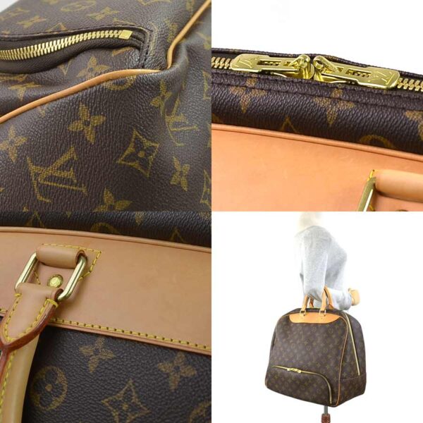 98284c 2 Louis Vuitton Evasion Handbag Monogram Canvas Brown