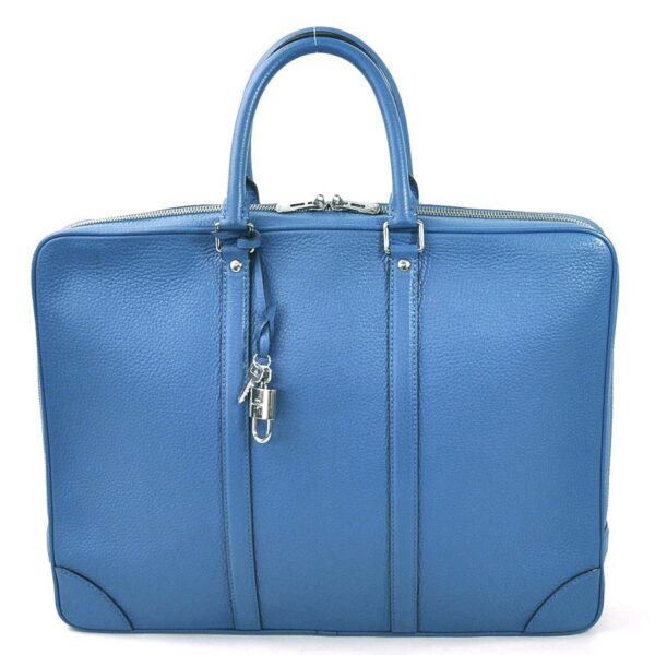 98287a Louis Vuitton Porte de Cumin Voyage Bag Taurillon Leather Blue