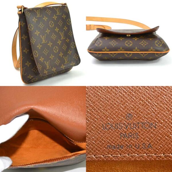 98324b 1 Louis Vuitton Musette Salsa Short Shoulder Bag Monogram Canvas Brown