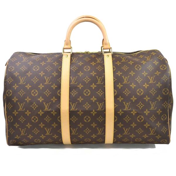 98326a Louis Vuitton Keepall 50 Bag Monogram Canvas Brown