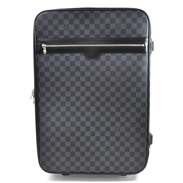 98329b Louis Vuitton Pegas 55 Travel Bag Damier Canvas Gray