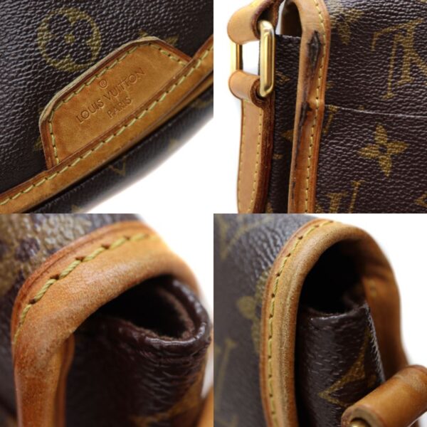 9839 12 Louis Vuitton Menilmontant PM Monogram Canvas Shoulder Bag Brown