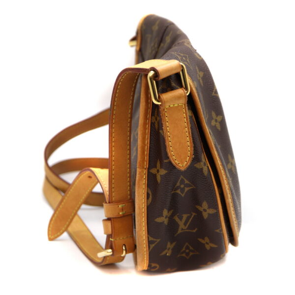 9839 4 Louis Vuitton Menilmontant PM Monogram Canvas Shoulder Bag Brown