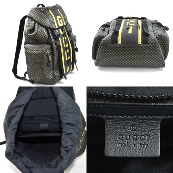 98463 1 Gucci Rucksack Dapper Dan Backpack Leather Black