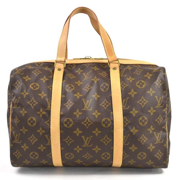 98519a Louis Vuitton Sac Souple 35 Handbag Monogram Canvas Brown