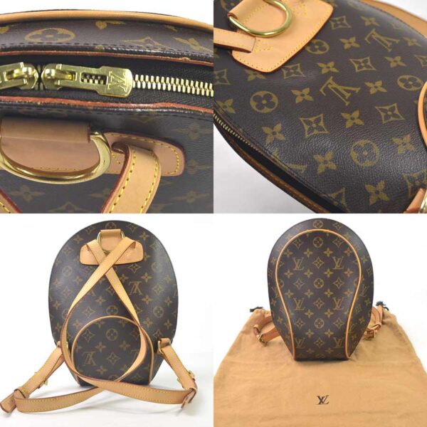 98594a 2 Louis Vuitton Ellipse Sac à Dos Backpack Monogram Canvas Brown