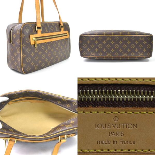 98613g 1 Louis Vuitton City GM Shoulder Bag Monogram Canvas Brown