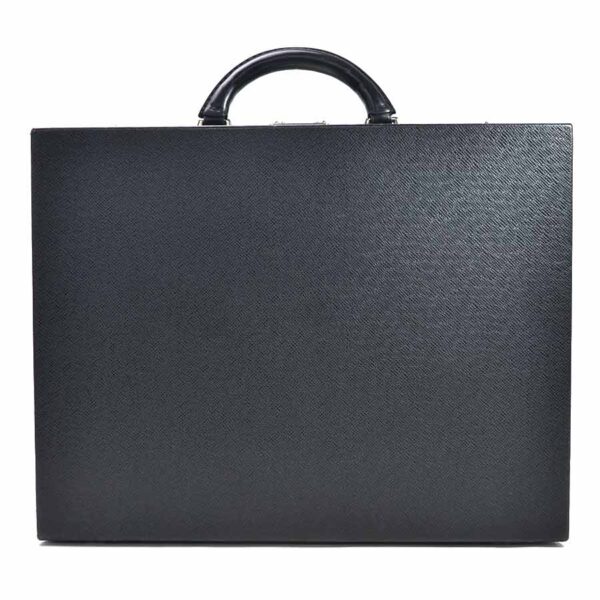 98636a Louis Vuitton Diplomat Attaché Case Taiga Leather Black