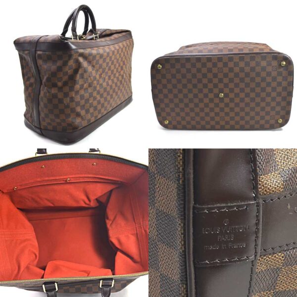 98653a 1 Louis Vuitton Grimo 45 Bag Damier Canvas Brown