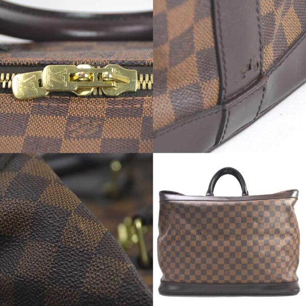 98653a 2 Louis Vuitton Grimo 45 Bag Damier Canvas Brown