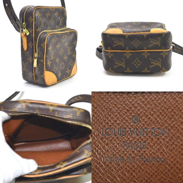 98654a 1 Louis Vuitton Amazon Crossbody Bag Monogram Canvas Brown