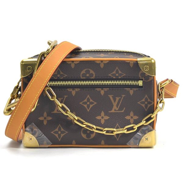 98662a Louis Vuitton Mini Soft Trunk Crossbody Bag Monogram Canvas Brown