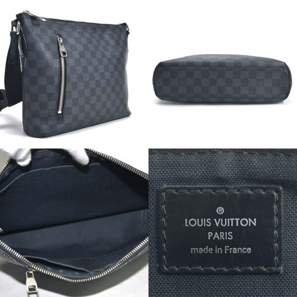 98670a 1 Louis Vuitton Mick PM Crossbody Bag Damier Canvas Gray