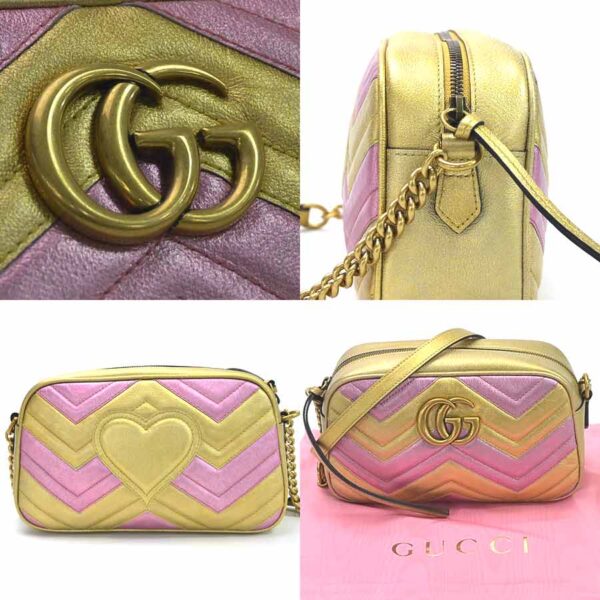 98703a 2 Gucci GG Marmont Shoulder Bag Leather