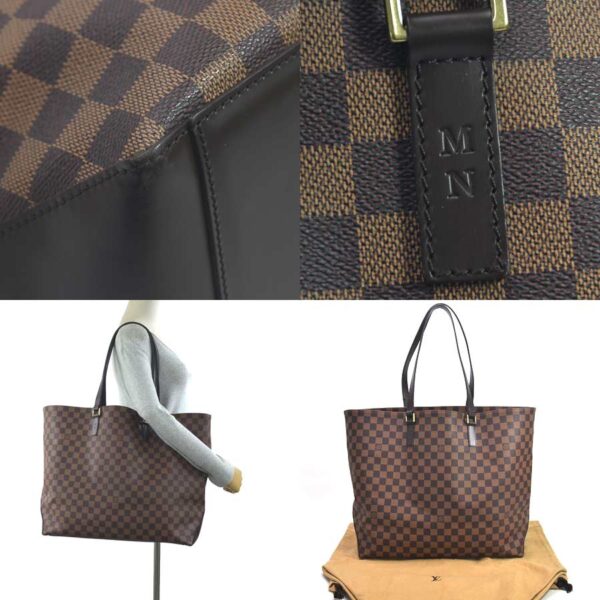 98722a 2 Louis Vuitton Caba Alto Tote Bag Damier Canvas Brown