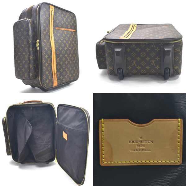 98724b 1 Louis Vuitton Trolley 50 Carry Bag Monogram Canvas Brown